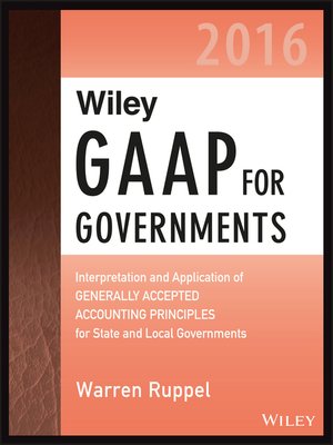 cover image of Wiley GAAP for Governments 2016